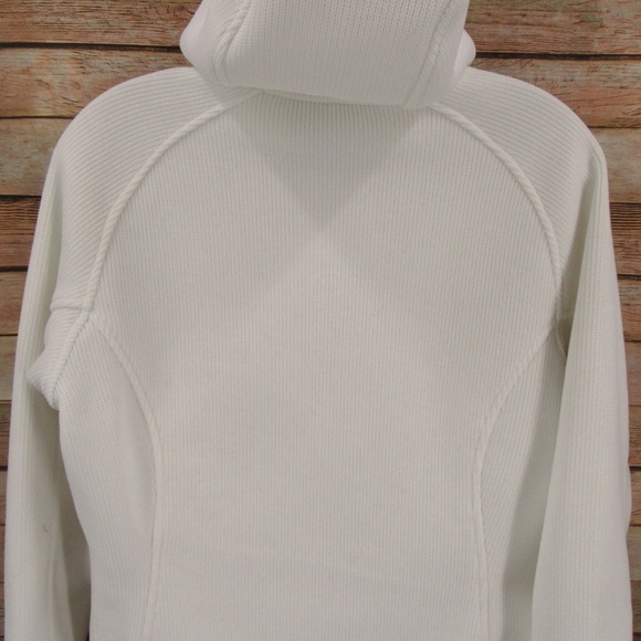 SPYDER White Zipper Front Sweater Hoodie Jacket L - Picture 16 of 16
